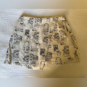 Abercrombie Linen Mini Skort